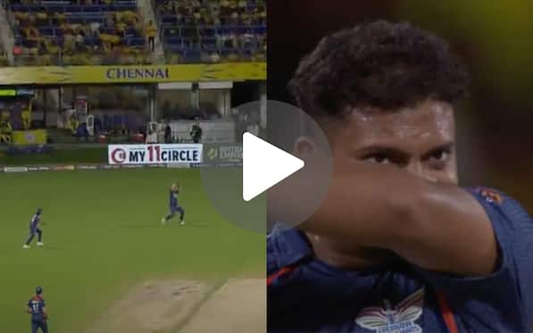 [Watch] Mohsin Gives 'Death Stare' To Yash Thakur As He Drops A Sitter To Save Mitchell